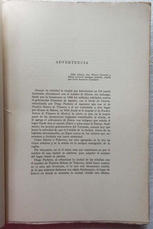 Libro raro sobre la historia de Esteco y Concepción Del Bermejo - imagen 3