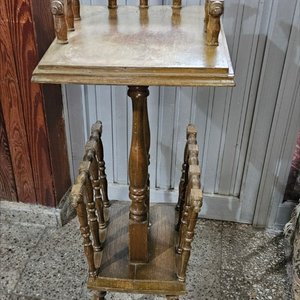 Mesa Auxiliar de Madera Estilo Clásico - imagen 3