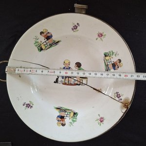 Lámpara a Queroseno Antigua y Plato Térmico Infantil con Asas - imagen 5