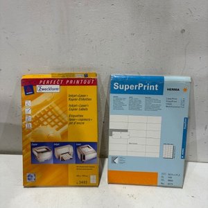 Lote anterior: 2 Blocks de Etiquetas Autoadhesivas SuperPrint y Zweckform