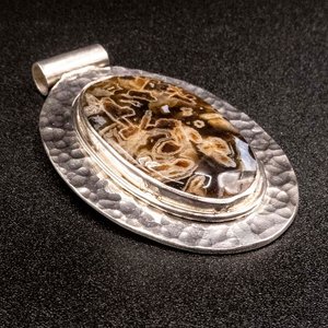 Colgante Plata 950 con Ágata Turca - 27.69gr - imagen 2