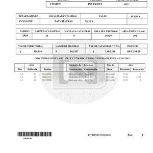 Plano Catastral y Documentación de Propiedad Rural en Paysandú - imagen 3