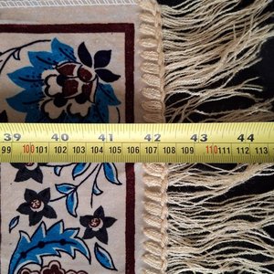 Alfombra de Oración Islámica Tejida con Flecos y Diseño de Mezquita - imagen 3