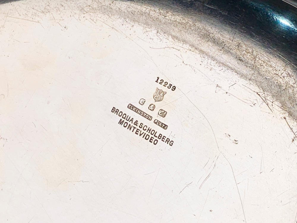 Fuente metalica ovalada ELKINGTON PLATE con tapa y agarradera - imagen 4