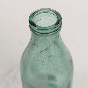 Botella de Vidrio Antigua Inlaca para Leche Pasteurizada - imagen 2