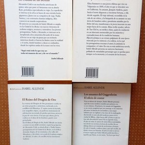 Lote de 4 Libros de Isabel Allende: La Ciudad de las Bestias, Hija de la Fortuna, El Reino del Dragón de Oro, Los Amantes del Guggenheim - imagen 3