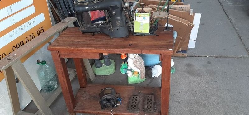Máquina de coser industrial Singer de 1914 en buen estado - imagen 3