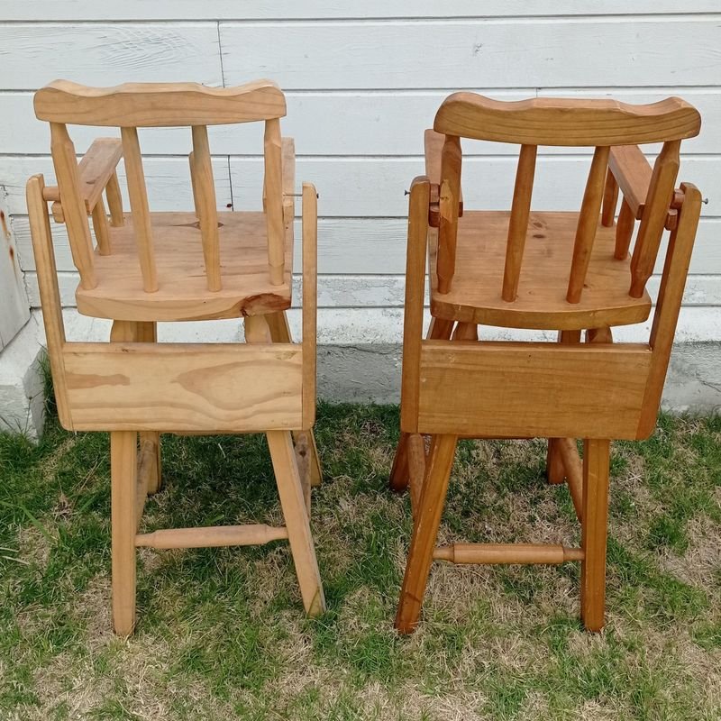 Sillas de madera para niños con faltantes - imagen 5