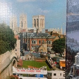 Par de Puzzles Completos Plastificados: York y Castillo Neuschwanstein - imagen 3