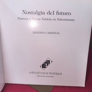 Libro "Nostalgia del Futuro" de Ernesto Cardenal (1982) - imagen 3