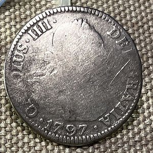Moneda de Plata de Bolivia, Potosí, 2 Reales, 1797 - imagen 2
