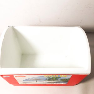Conservadora Heladera Portátil Roja y Blanca 20 Litros - imagen 3