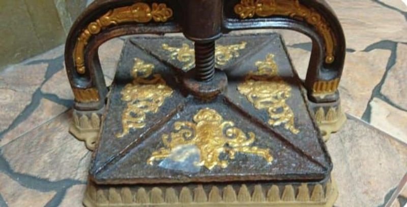 Prensa de libros antigua - Francia, circa 1850 - imagen 2