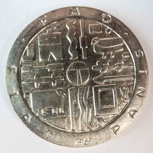 Lote siguiente: Moneda de Plata Uruguaya 1000 Pesos FAO 1969 - 25 grs