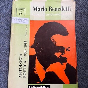Lote anterior: Antología Poética 1950-1985 de Mario Benedetti - Obras Fundamentales Tomo 6