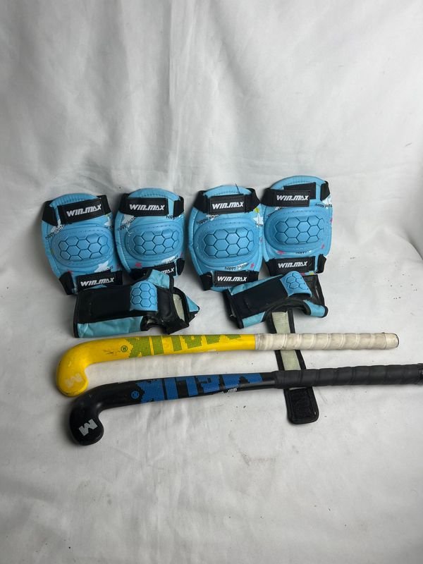 Lote siguiente: Equipo de hockey para adultos y niños
