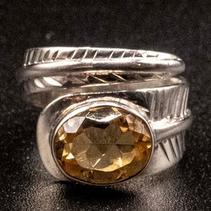 Anillo de Plata 925 con Citrino - imagen 1