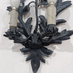 Aplique de Pared de Hierro Forjado con 2 Luces Estilo Clásico - imagen 4