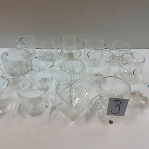 Lote de 18 Copas y Vasos de Vidrio Transparente - imagen 2