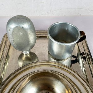 Bandeja Ovalada con Taza, Cantimplora y Recipientes de Aluminio - imagen 3