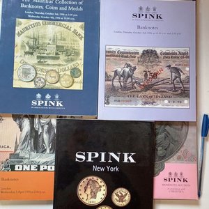 11 Catálogos de Numismática Americana y Mundial de Spink y Christie's (Años 90) - imagen 5