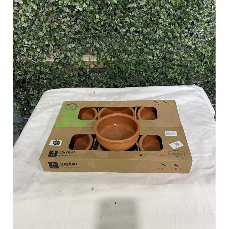 Set de 6 Cazuelas de Barro Terracota Viapot Anatolia