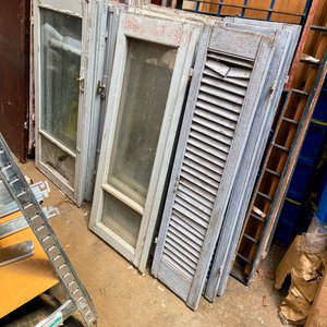 Lote de 10 Hojas de Ventana y Postigos de Madera Celosía - imagen 2