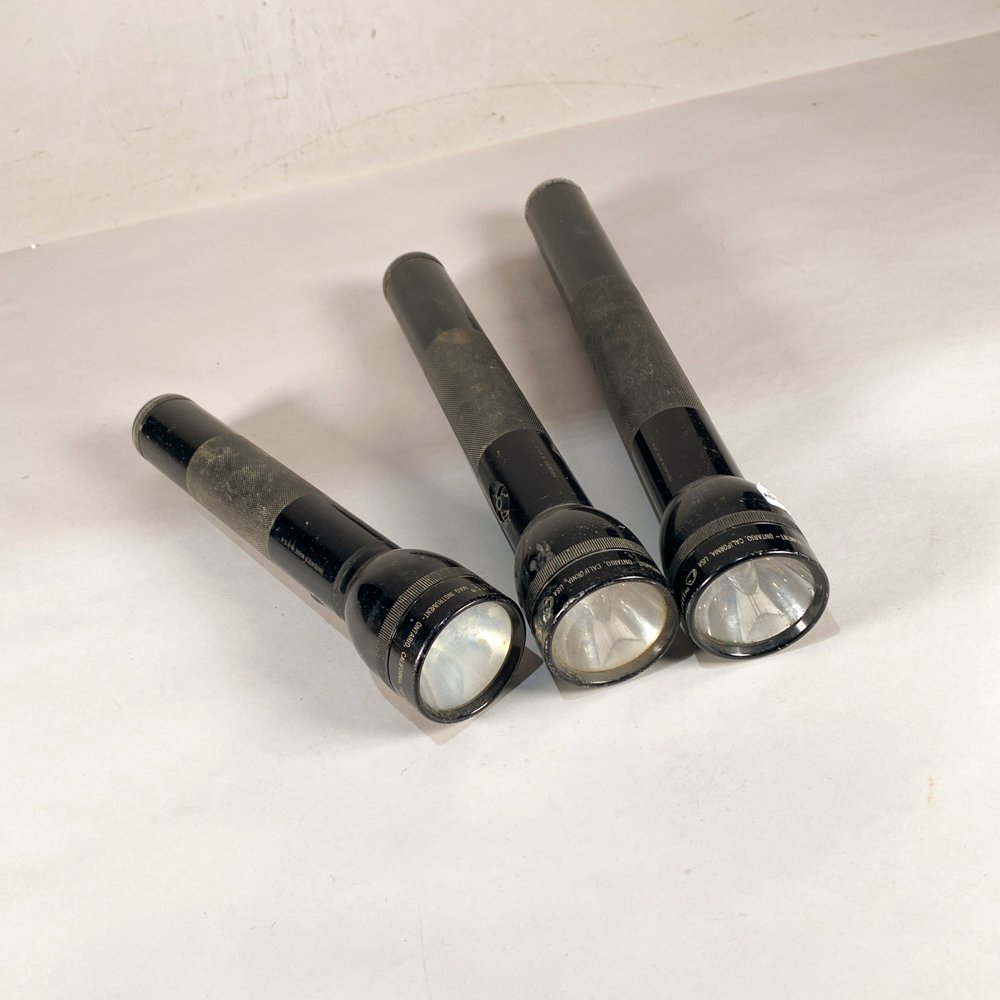 Tres Linternas Mag-Lite Antiguas Coleccionables