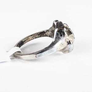 Anillo de Plata con Brillante Diseño de Rosa - imagen 2