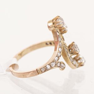 Anillo de Oro 18k con Brillantes y Diamantes - imagen 2
