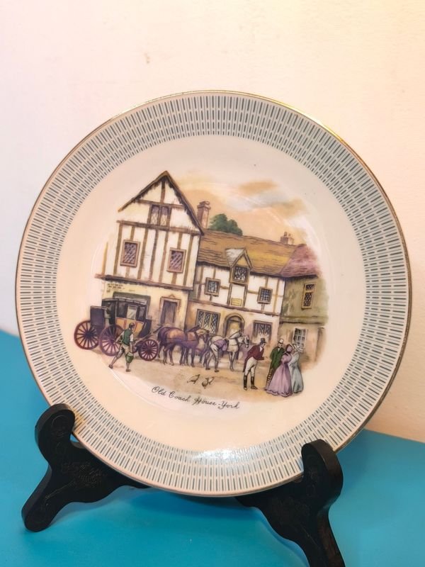 Dos platos decorativos de porcelana Hutschenreuther Selb Bavaria Alemania - imagen 2