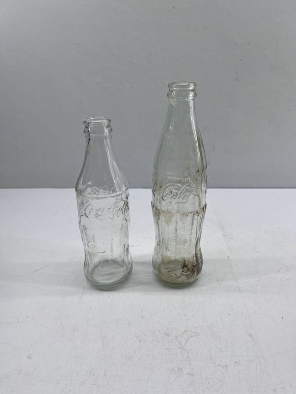 Dos Botellas Coca-Cola Vintage de Colección