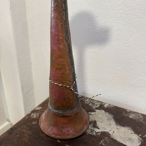 Bocina de Barco Antigua de Bronce y Cobre - imagen 3