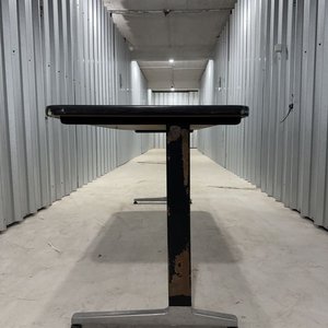 Mesa Rectangular Multiuso Estructura Metálica Tapa Imitación Madera - imagen 2