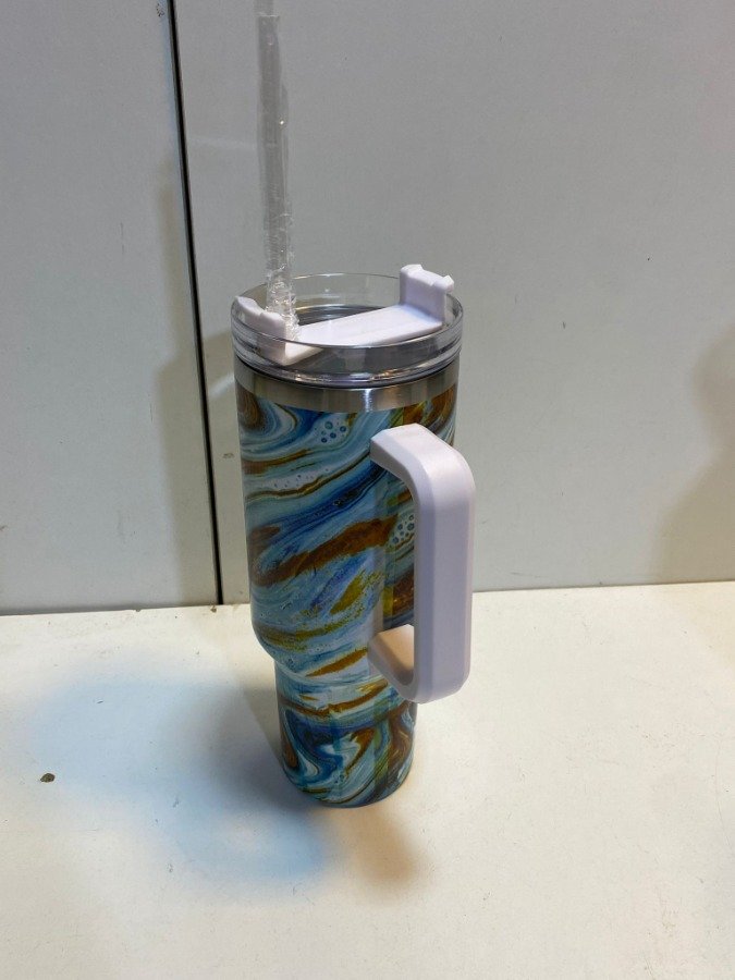 Jarra termica1.200L estampada celeste - imagen 2