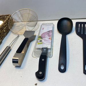 Set de 38 Utensilios de Cocina con Canasto de Mimbre - imagen 3
