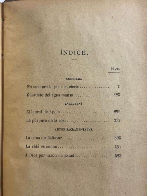 Cuatro Tomos de Teatro Selecto por Calderon De La Barca - Madrid 1910 - imagen 5