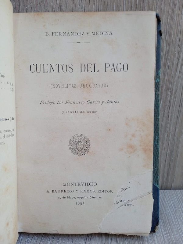 Libro Antiguo de Cuentos Uruguayos - imagen 3
