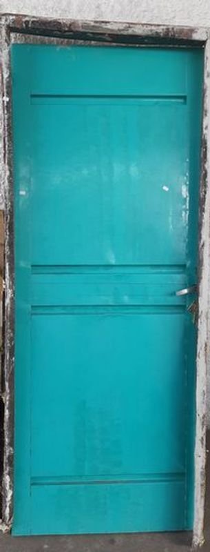 Puerta de chapa con llave, 77 x 1.93 - imagen 1