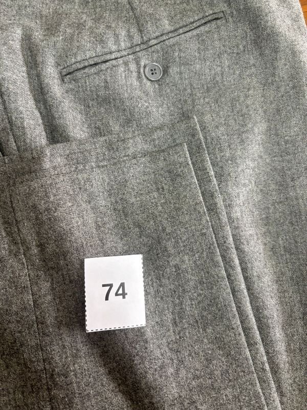 Pantalón de Vestir Gris Talle 58 Marca Martellotti
