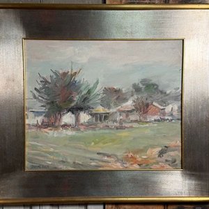 Lote siguiente: Óleo sobre tela "Paisaje Rural" de Dante Cola, 60x50cm