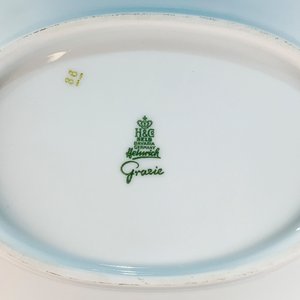 Conjunto Porcelana Bavaria "Grazie" - Lechera, Azucarero y 2 Paneras Ovales - imagen 4