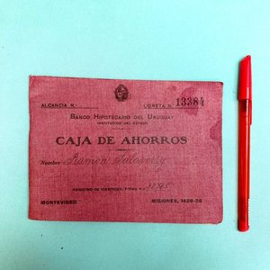 Libreta de Caja de Ahorros Antigua Banco Hipotecario del Uruguay - imagen 1