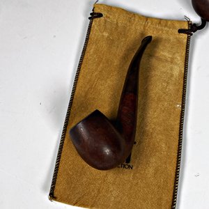 Tres Pipas de Madera para Colección con Fundas Originales - imagen 5