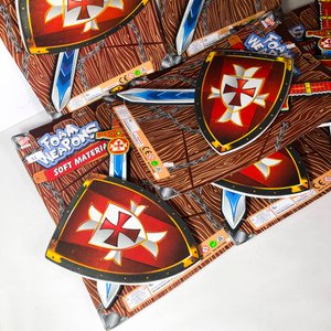 Seis Juegos de Espada y Escudo de Goma "Foam Weapons" - imagen 2