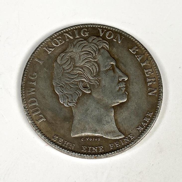 Moneda de Plata Reino de Baviera 1826 - 10 Kreuzer