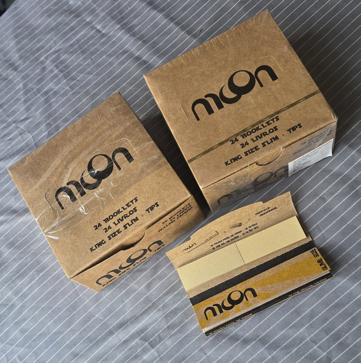 Cajas de Papelillos con Filtro Moon King Size