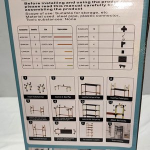 Mueble Organizador Negro para Baño Sobre Inodoro - Nuevo en Caja - imagen 4