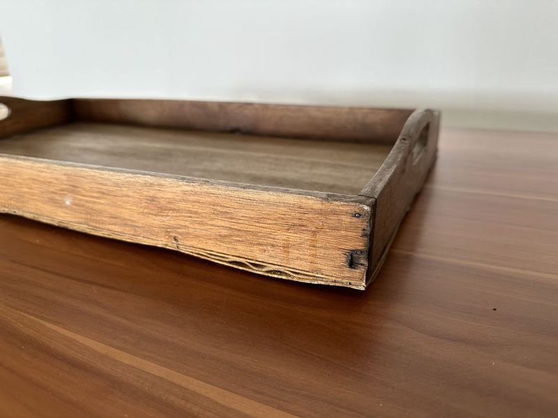 BANDEJA DE MADERA RÚSTICA - Accesorios para el hogar - imagen 6