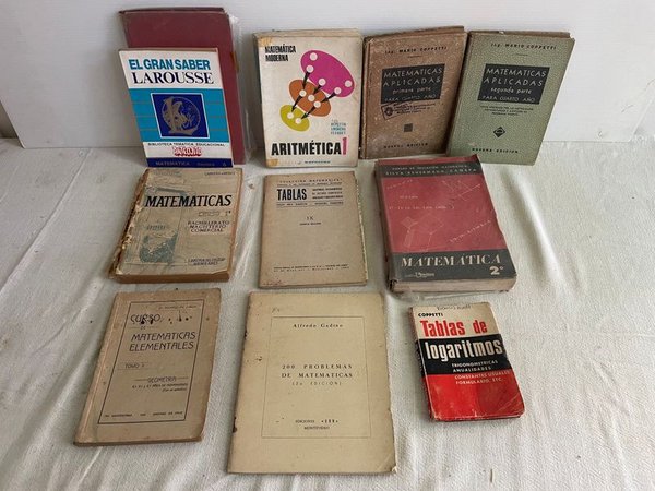 Lote de Libros de Matemáticas y Tablas